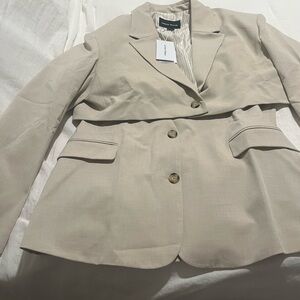 Urban Revivo blazer and vest set.